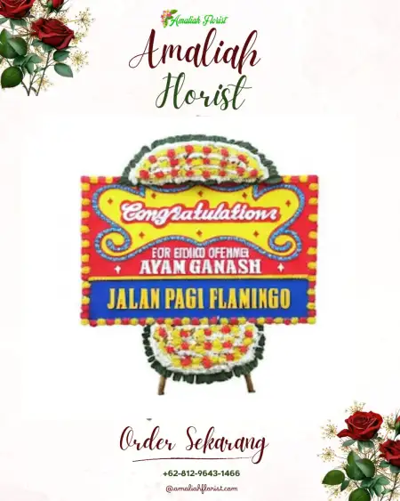 Sewa Papan Bunga Singogalih